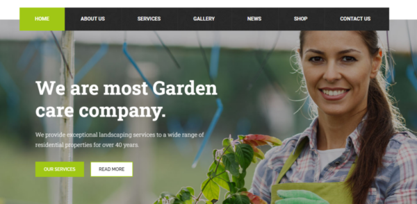 Greengia v2.5 – Gardening, Lawn and Landscaping WordPress Theme
