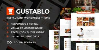 Gustablo v1.23 – Restaurant & Cafe Responsive WordPress Theme