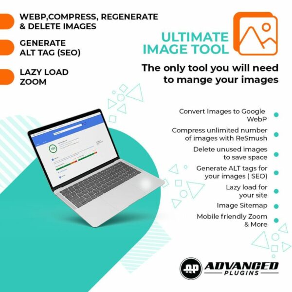 Image: WebP, Compress, Zoom, Lazy load, Alt &More Module v1.5.98