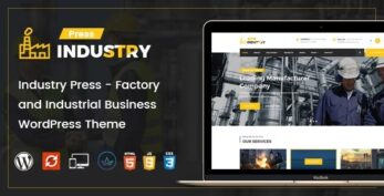 Industry Press v3.1 Factory and Industrial Business WordPress Theme