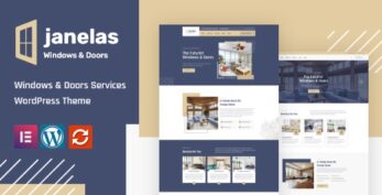 Janelas v1.0.6 – Windows & Doors Services WordPress Theme