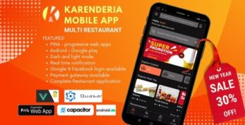 Karenderia 2 – Mobile App Multi Restaurant v1.0.1