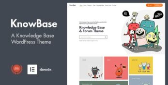 KnowBase v2.0 – A Helpdesk & bbPress WordPress Theme