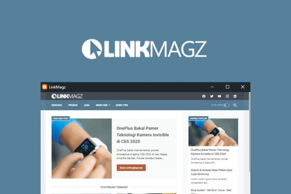 LinkMagz Blogger Template v3.4.0