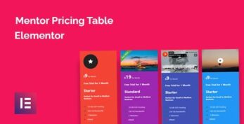 Mentor Pricing Table for Elementor v1.0.0