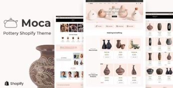 Moca Ceramic Pots, Handmade Artist Shopify Theme 2022-05-23