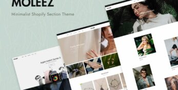 Moleez – Minimalist Shopify Section Theme v3.0.0