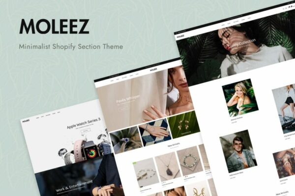 Moleez – Minimalist Shopify Section Theme v3.0.0