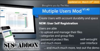 Multiple Users Mod – A Simple File Sharer Module (Addon) v1.40