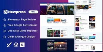 Newpress v.1.0.0 Blog Magazine WordPress Theme