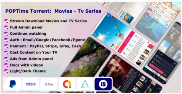 POPTime Torrent App Movies v1.0.0 – TV Series – Cast system