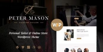 Peter Mason v1.4.2 – Custom Tailoring and Clothing Store WordPress Theme