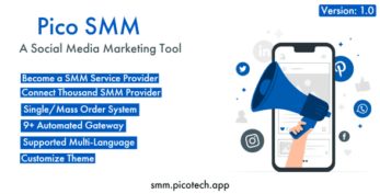 PicoSMM v1.0 – Social Media Marketing Script Panel