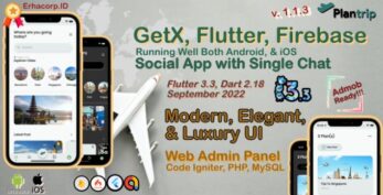 PlanTrip v1.1.3 Social Flutter Full App with Chat | Web Admin Panel | Google Admob
