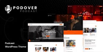 Podover v1.0.6 – Podcast WordPress Theme