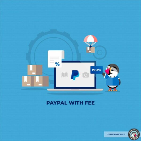PrestaShop PayPal surcharge extra fee v5.3.0