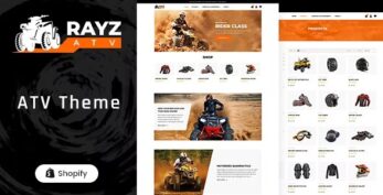 Rayz v1.0 Bike, Motor Sports Shopify Theme