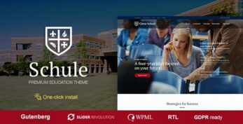 Schule v1.1.9 – School & Education Theme