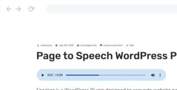 Speaker v3.4.3 – Page to Speech Plugin for WordPress [Activated]