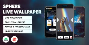Sphere v1.0.1 – Live Wallpaper App | Android Wallpaper app with admin panel (Laravel)