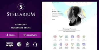 Stellarium v1.2.8 – Horoscope and Astrology WordPress Theme