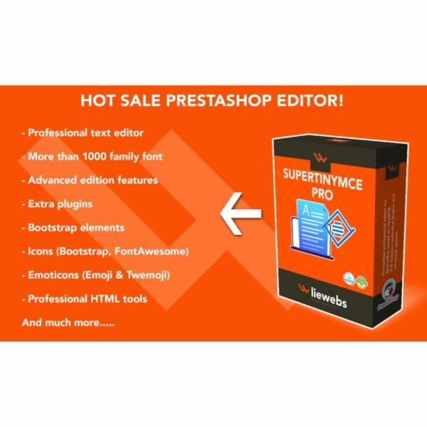 SuperTinyMCE PRO v6.2.0 – Professional HTML content editor