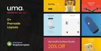 Uma – Minimal Clean Multiple Shopify Theme v.1.0