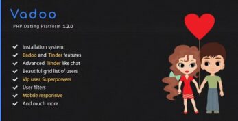 Vadoo – Social network dating script v1.2.0