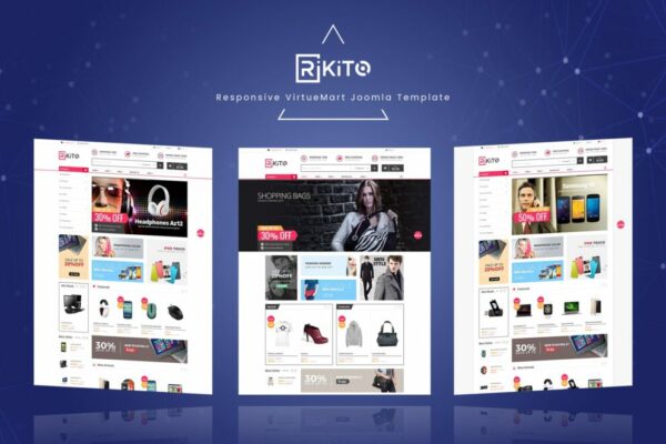 Vina Rikito v.1.0.0 – Responsive VirtueMart Joomla Template GPL