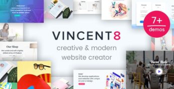 Vincent Eight v1.24 – Responsive Multipurpose WordPress Theme