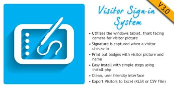 Visitor Signin System v1.0.3