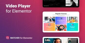 Watcher v.1.0.1 Flexible Video Player for Elementor