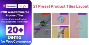 WooCommerce Product Tiles For Elementor v1.0