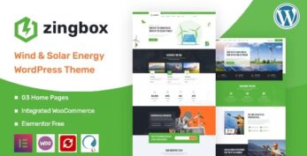 Zingbox v1.0.9 – Wind & Solar Energy WordPress Theme