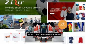 Zizu v.1.0.0 – Running Shoes & Sports Clothes Shopify Theme