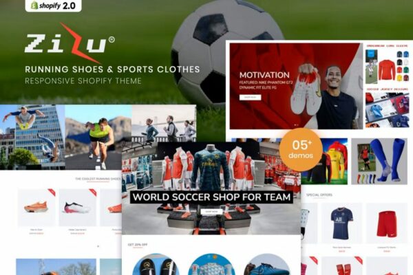 Zizu v.1.0.0 – Running Shoes & Sports Clothes Shopify Theme