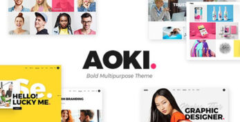 Aoki v1.7 – Creative Design Agency Theme