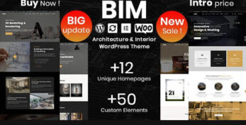 BIM v1.3.7 – Architecture & Interior Design Elementor WordPress Theme