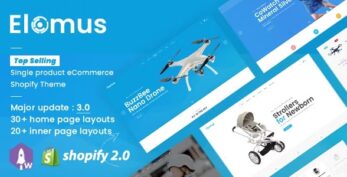 Elomus Shop Single Product Shopify Theme v3.12