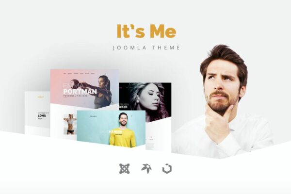 It’s Me v.1.0.1 – Creative Personal Portfolio or Agency Responsive Joomla Template with 3 Styles GPL