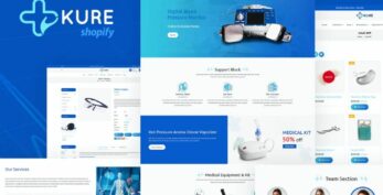 Kure v1.3 – Corona Medical Shop Shopify Theme Download