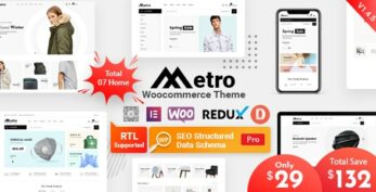 Metro v2.11 – Minimal WooCommerce WordPress Theme