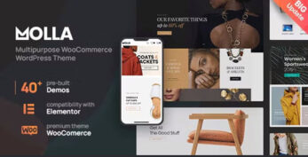 Molla v1.5.11 – Multi-Purpose WooCommerce Theme