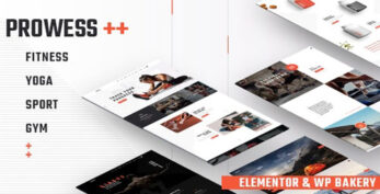 Prowess v2.1 – Fitness and Gym Theme