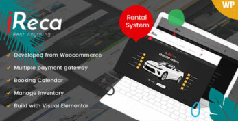 Ireca v1.7.8 – Car Rental Boat, Bike, Vehicle, Calendar WordPress Theme