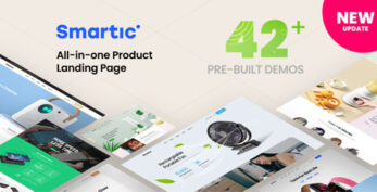 Smartic v2.1.2 – Product Landing Page WooCommerce Theme