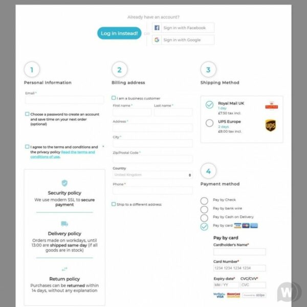 The Checkout module v3.3.5 – Prestashop Addon