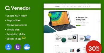 v3.4.0 Venedor – Prestashop AMP Theme [v1.7]