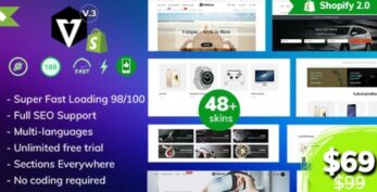Vodoma – Fastest Multipurpose Shopify Theme v3.1.3