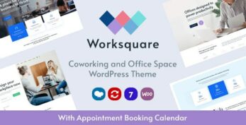 Worksquare v1.21 – Coworking and Office Space WordPress Theme